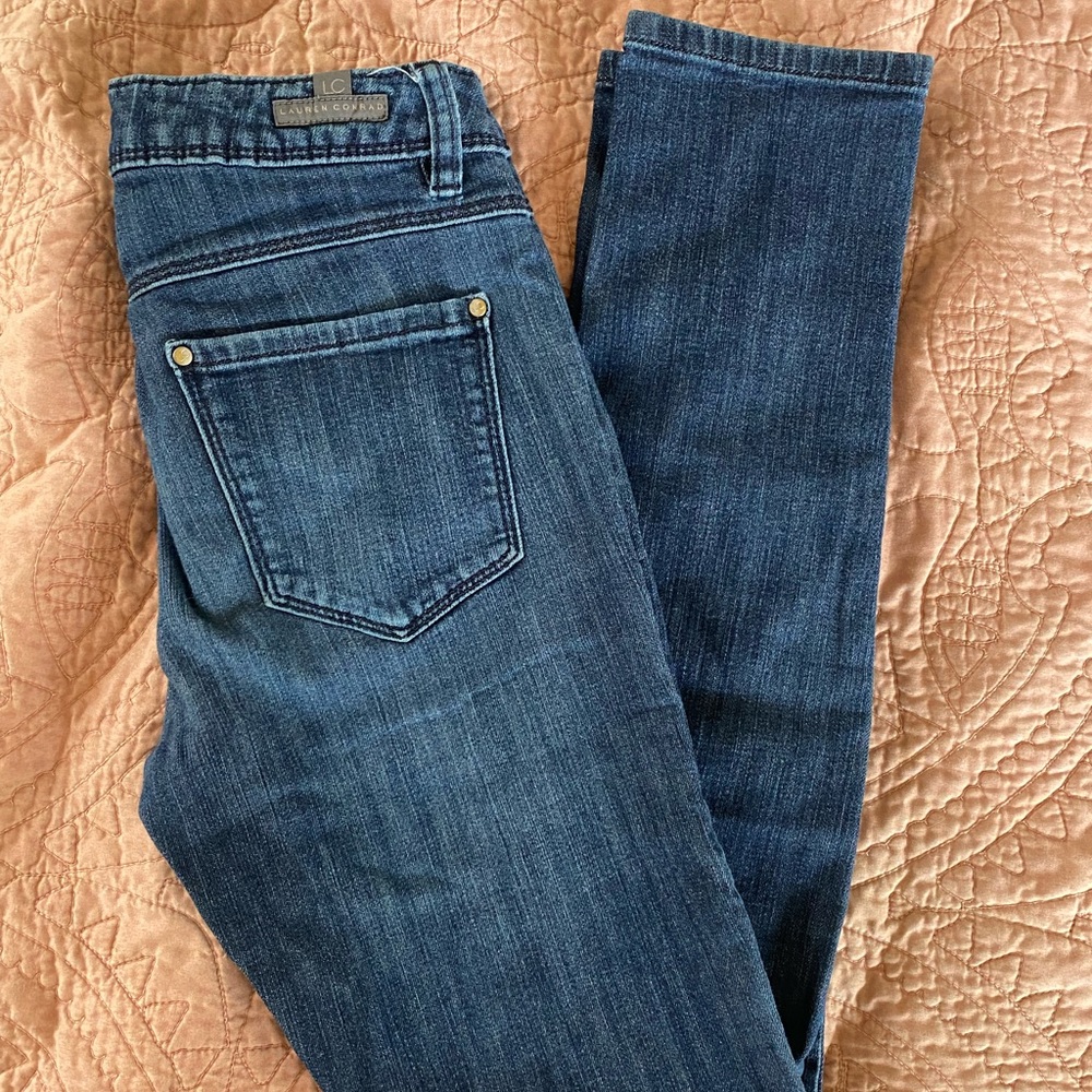 Lauren Conrad skinny soft denim jeans